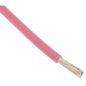 RS PRO Pink 0.22 mm² Hook Up Wire, 24 AWG, 7/0.2 mm Core Strands, 25 m Length, Polytetrafluoroethylene Insulation 841-7349