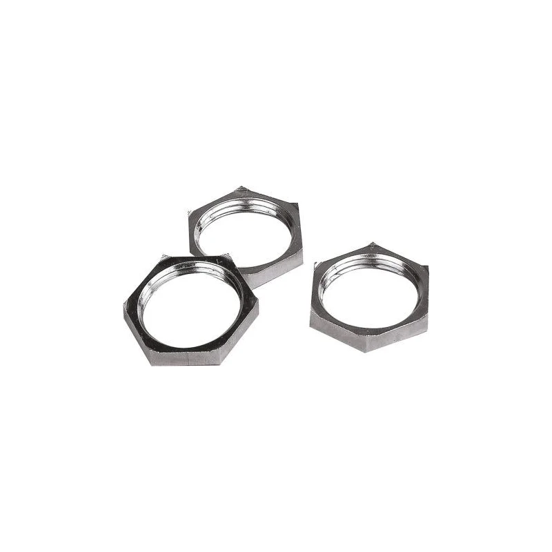 Lapp Silver Nickel Plated Brass Cable Gland Locknut PG11 Thread 