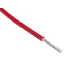 RS PRO Red 0.34 mm² Hook Up Wire, 22 AWG, 19/0.15 mm Core Strands, 100 m Length, Polytetrafluoroethylene Insulation 841-7412