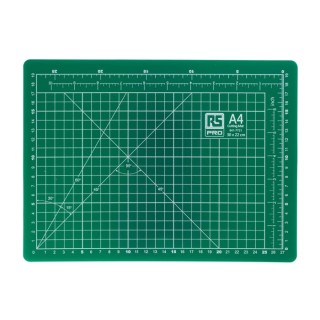 RS PRO 10 mm Green Cutting Mat, Length 300 mm x Width 220 mm x Thickness 10 mm xW22mm