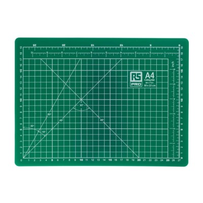 RS PRO 10 mm Green Cutting Mat, Length 300 mm x Width 220 mm x Thickness 10 mm xW22mm