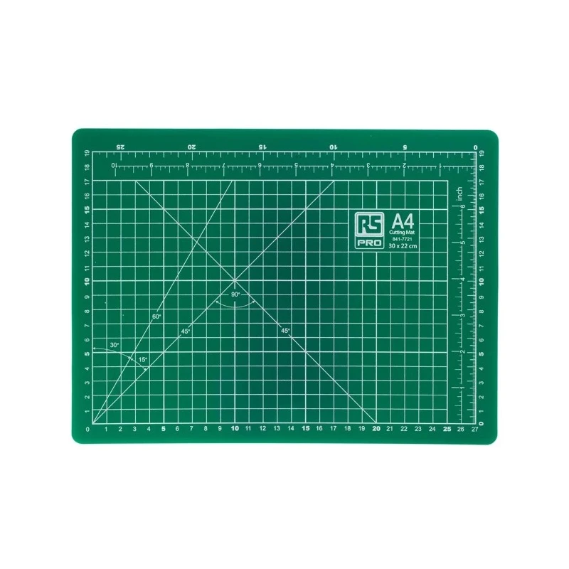 RS PRO 10 mm Green Cutting Mat, Length 300 mm x Width 220 mm x Thickness 10 mm xW22mm