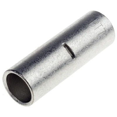RS PRO Wire Splice Connector Butt Type Uninsulated Copper Tin Plated 12mm Diameter 45mm Length 841-7692