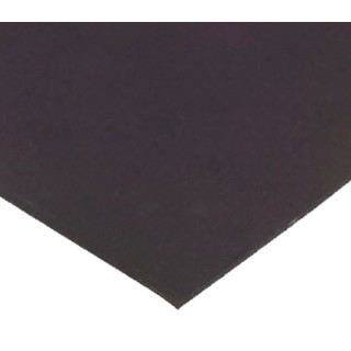 RS PRO Black Natural Rubber Rubber Sheet 1 m x 600 mm x 3 mm, 70 °C 840-5548