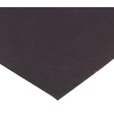 RS PRO Black Natural Rubber Rubber Sheet 1 m x 600 mm x 3 mm, 70 °C 840-5548