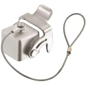 HARTING Protective Cover Han-INOX Series 1 Way 10B Size Top Cable Entry Metal Grey 250V 19440035421