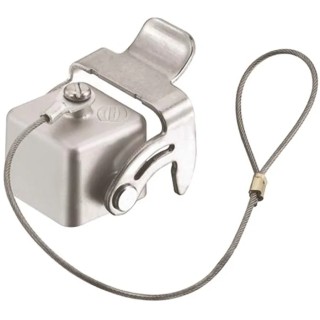 HARTING Protective Cover Han-INOX Series 1 Way 10B Size Top Cable Entry Metal Grey 250V 19440035421