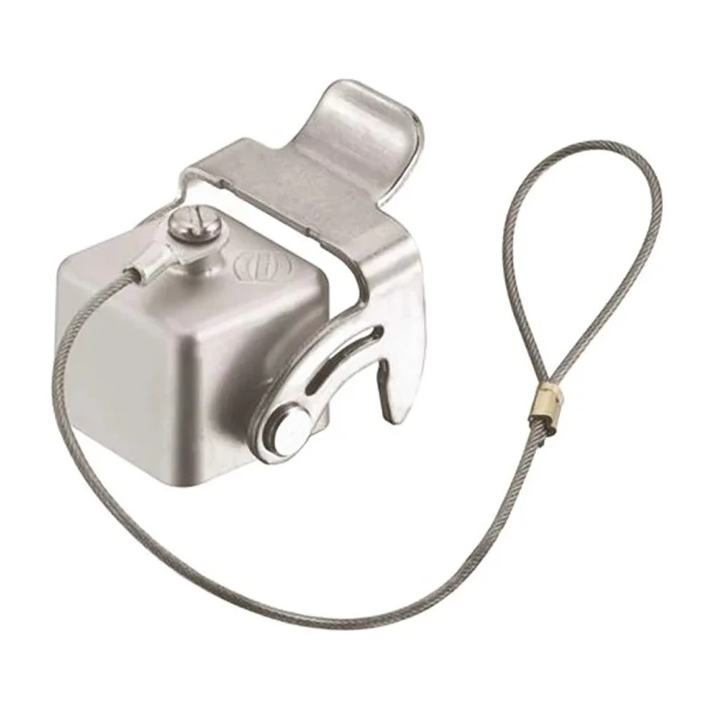 HARTING Protective Cover Han-INOX Series 1 Way 10B Size Top Cable Entry Metal Grey 250V 19440035421