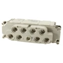 HARTING Heavy Duty Power Connector Insert 100A Han-Com Series Female 8 Contacts 09380082753