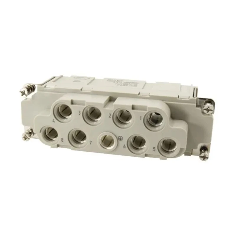 HARTING Heavy Duty Power Connector Insert 100A Han-Com Series Female 8 Contacts 09380082753