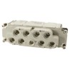 HARTING Heavy Duty Power Connector Insert 100A Han-Com Series Female 8 Contacts 09380082753