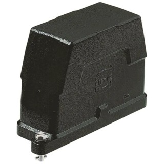 HARTING 0940 Range Heavy Duty Power Connector Hood, 24B, Screw Locking, Die Cast Aluminium Body 09400240513