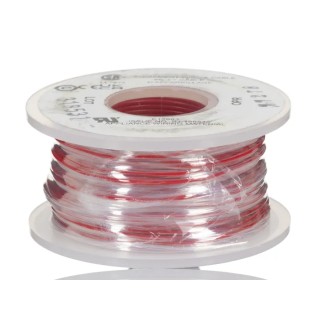 Alpha Wire Hook Up Wire PVC Series Red 0.13 mm², 26 AWG, 7x0.16 mm Core Strands, 30 m Length, Polyvinyl Chloride 3049 RD005