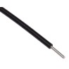 Alpha Wire Hookup Wire PVC Series Black 0.52 mm² Copper Conductor 20 AWG 1/0.81 mm Core Strands 30 m Length 3053/1 BK005