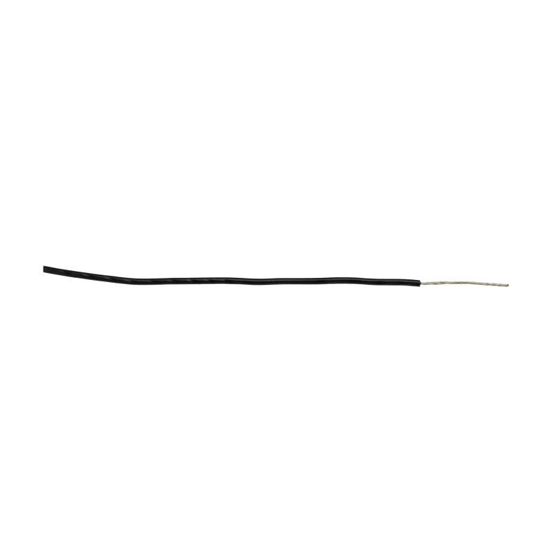 Alpha Wire Hookup Wire PVC Series Black 0.2 mm², 24 AWG, 7/0.20 mm Core Strands, 30 m Length, Polyvinyl Chloride 1550 BK005