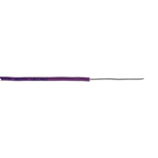 Alpha Wire Hook Up Wire PVC Series Purple 0.33 mm² Cross Section 22 AWG Copper Conductor 300V 105°C 30m 3051/1 VI005