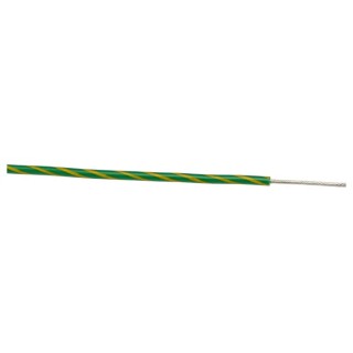 Alpha Wire Hook Up Wire PVC Series Green, Yellow 0.75mm² 18 AWG 16x0.25mm Core Strands 30m 600V 105°C 3075 GY005