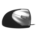 Ceratech Upright 3-Button Wired Optical Mouse USB Right-Handed Black MOU-UPRIGHT2-BLK