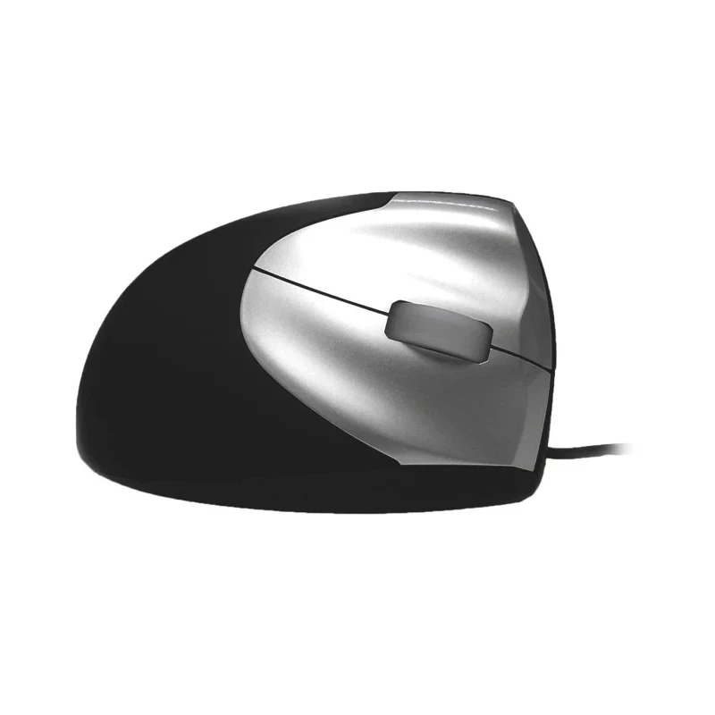 Ceratech Upright 3-Button Wired Optical Mouse USB Right-Handed Black MOU-UPRIGHT2-BLK