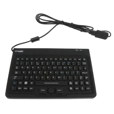 Ceratech Wired USB Standard Keyboard QWERTY UK Black KYBNA-SIL-MINCBK