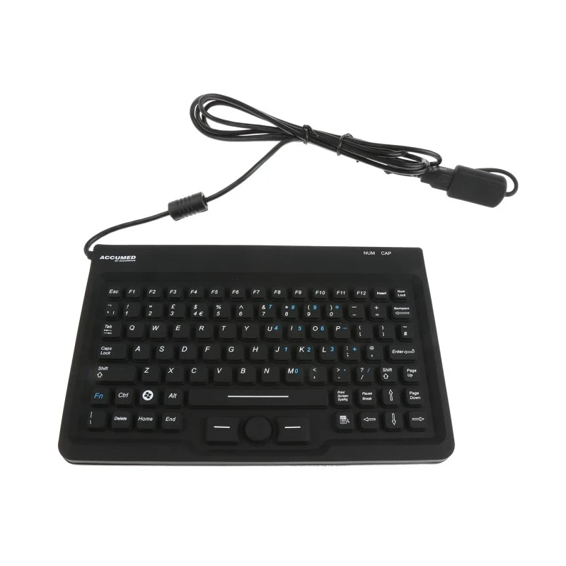 Ceratech Wired USB Standard Keyboard QWERTY UK Black KYBNA-SIL-MINCBK