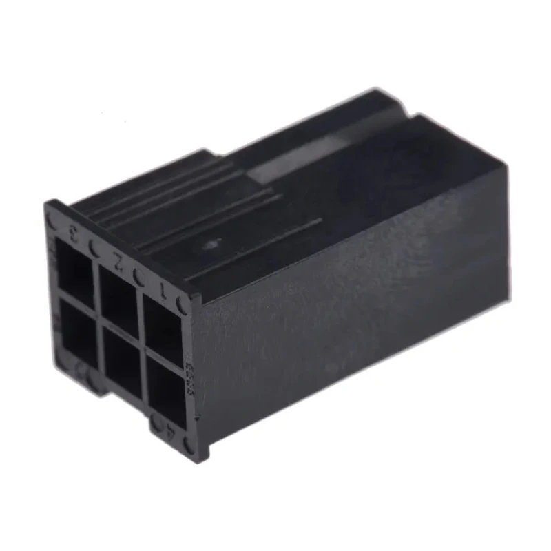 Molex Mini-Fit Jr Male Connector Housing 4.2 mm Pitch 6 Way 2 Row Straight 46999-0277