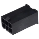 Molex Mini-Fit Jr Male Connector Housing 4.2 mm Pitch 6 Way 2 Row Straight 46999-0277