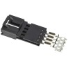 TE Connectivity 4-Way IDC Connector Male for Cable, 1 Row 5-103948-3