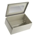 RS PRO Grey Steel Junction Box IP65, 200 mm Length, 300 mm Width, 120 mm Height IP65
