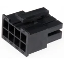 Molex Mini-Fit Jr Female Connector Housing 8 Way 2 Row 4.2 mm Pitch Nylon 18 mm Length 39-03-9082