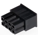 Molex Mini-Fit Jr Female Connector Housing 8 Way 2 Row 4.2 mm Pitch Nylon 18 mm Length 39-03-9082