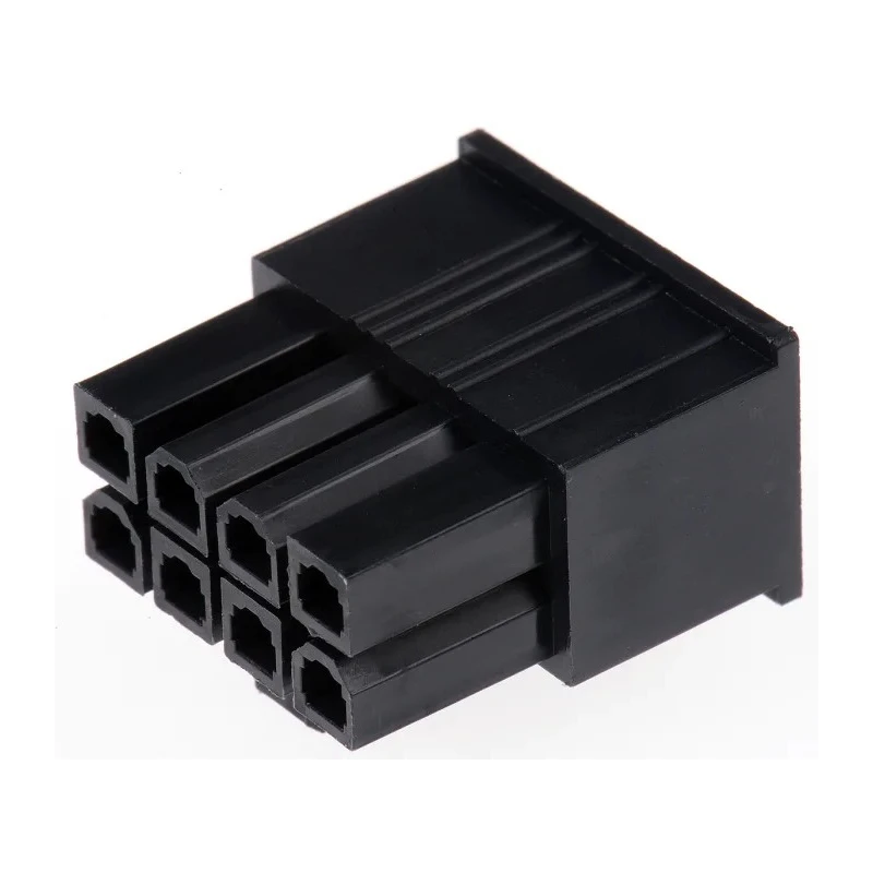 Molex Mini-Fit Jr Female Connector Housing 8 Way 2 Row 4.2 mm Pitch Nylon 18 mm Length 39-03-9082