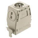 HARTING Heavy Duty Power Connector Housing 10B Bulkhead Mount Metal Thermoplastic Series 0933 09330100401