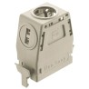 HARTING Heavy Duty Power Connector Housing 10B Bulkhead Mount Metal Thermoplastic Series 0933 09330100401