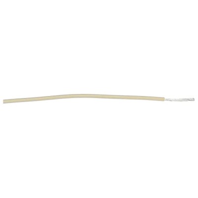 Alpha Wire Hook Up Wire PVC Series White 0.13 mm² 26 AWG 7/0.16 mm Core Strands 305 m Polyvinyl 3049 WH001