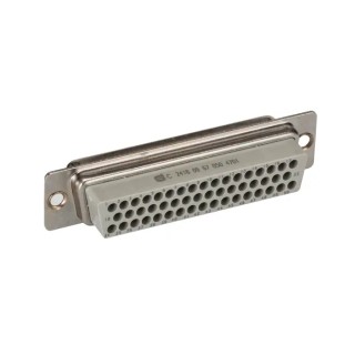 HARTING D-Sub Standard 50 Way Straight Cable D-Sub Connector Female 09670504701