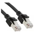 HARTING Industrial Shielded Cat5e Ethernet Cable 5m Black Polyurethane Jacket RJ45 Male to Male 500V Cat5e