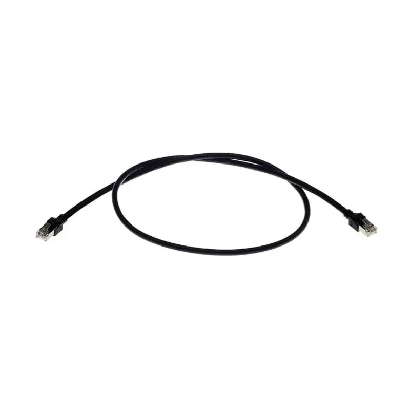HARTING Industrial Shielded Cat5e Ethernet Cable 5m Black Polyurethane Jacket RJ45 Male to Male 500V Cat5e