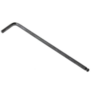 RS PRO L Metric Hex Key, Hex size 5 mm, Chrome Vanadium Steel Black Finish 735-100