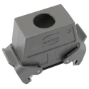 HARTING Han B Range Heavy Duty Power Connector Hood 2 Lever Mount Type Cable Die Cast Aluminium Body IP65 Thread 19300160737