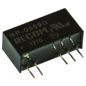 Recom DC/DC Converter, 9V 56mA Output, 5V Input, 1W Power, Through Hole SIP-7 Package RP-0509D