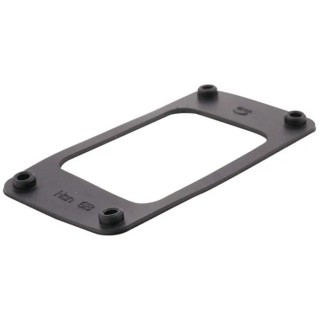 HARTING Flange Gasket Han B Series 4 Way 10B Size Black Nitrile Rubber 250V 09300009804