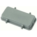 HARTING Protective Cover Han Series 10B Size, Grey Thermoplastic, 4 Contacts, 250V, 2 Levers, For Use With 3 09300105407