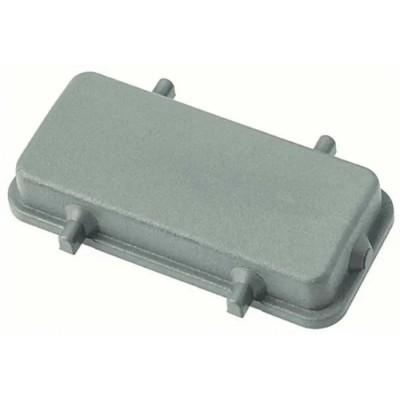 HARTING Protective Cover Han Series 10B Size, Grey Thermoplastic, 4 Contacts, 250V, 2 Levers, For Use With 3 09300105407