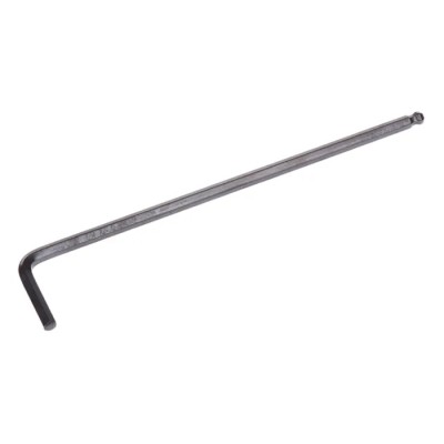 RS PRO L Imperial Hex Key, Hex Size 3/16 in, Chrome Vanadium Steel, Ball End, Black Finish 735-223