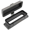 HARTING Han B Range Heavy Duty Power Connector Housing Bulkhead Mount Die Cast Aluminium IP65 2 Levers 09300240317