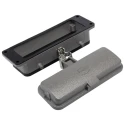 HARTING Han B Range Heavy Duty Power Connector Housing Bulkhead Mount Die Cast Aluminium IP65 2 Levers 09300240317