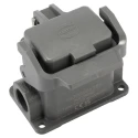 HARTING Heavy Duty Power Connector Housing Die Cast Aluminium Body Surface Mount IP65 Han B Series 19300061255
