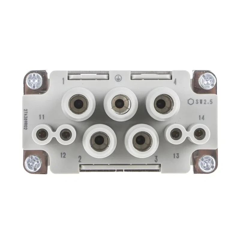 HARTING Heavy Duty Power Connector Insert, Female, 63A, 690V, Han-Com Series, 4 Contacts, Cable Mount 09380082701