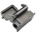 HARTING Han B Range Heavy Duty Power Connector Housing 1 Lever Surface Mount Die Cast Aluminium IP65 Series 10B 19300102295